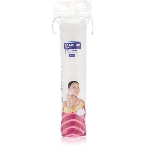 Bambino Cotton Pads 120 Rounded Pieces