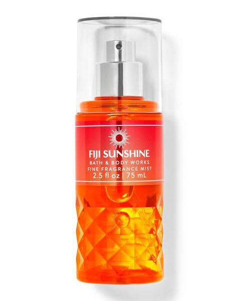 Bath and body works body mist fiji sunshine travel size 75 ml