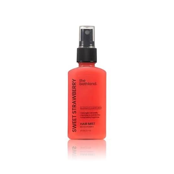 The bath land hair mist sweet strawberry 80 ml