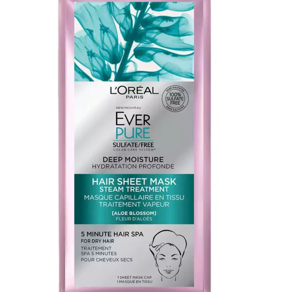 L’Oreal Ever Pure Deep Moisture Hair Sheet Mask Aloe Blossom