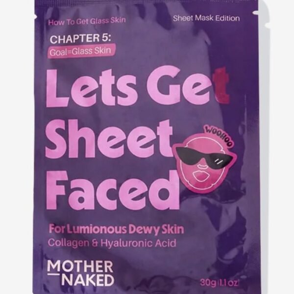 Mother Naked Lets Get Sheet Faced Sheet Mask