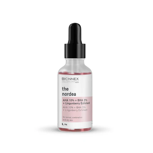 Bionnex The Nordea AHA 10% + BHA 2% + Lingonberry Exfoliant Serum