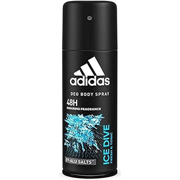Adidas Ice Dive Fresh & Tonic 48H Men's Deodorant Spray Scent - aluminum salts free 150 ML