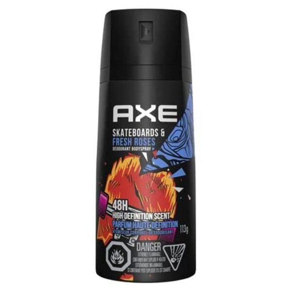 Axe Skateboard & Fresh Roses 48H Deodorant Spray for Men 150 ML