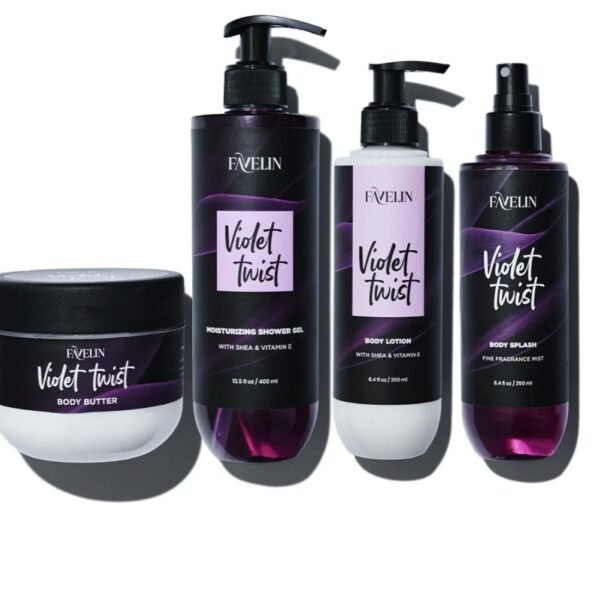 Favelin violet twist set