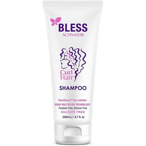 Bless Activator Shampoo for Curly Hair - parabens free, silicone free, sulfate free - 200ml
