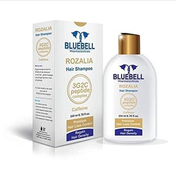 Bluebell Rozalia Anti-Hair Loss Shampoo with Caffeine & Peptide Complex 200 ML