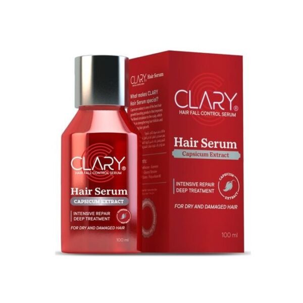 Clary Hair Serum with Capsicum Extract for Dry & Damaged Hair 100 ML