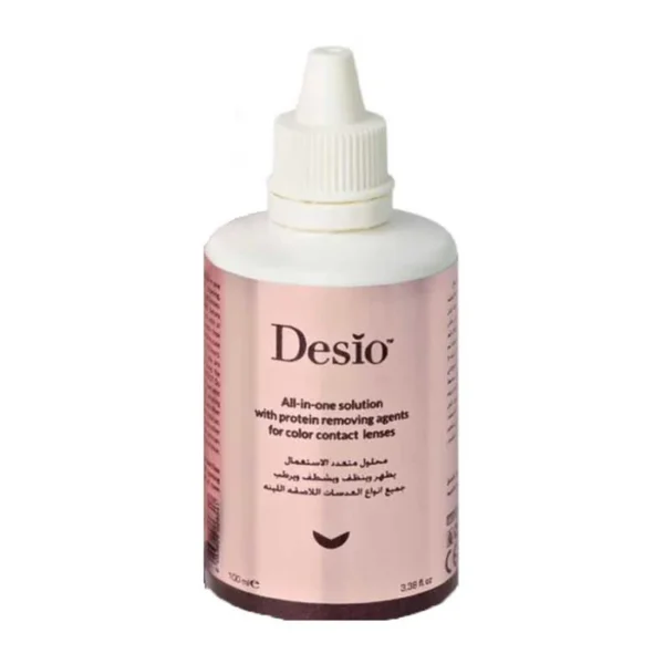 Desio All in One Cleansing & Hydrating Solution for Colored Contact Lenses