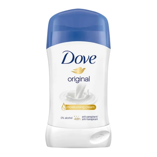 Dove Original Moisturizing & Antiperspirant 48H Deodorant Stick - alcohol free