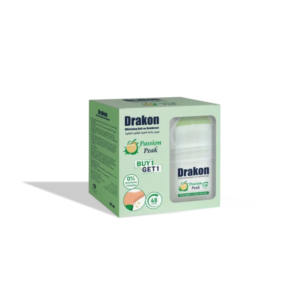 Drakon Whitening Roll-On Deodorant Passion Peak (1+1 Free)