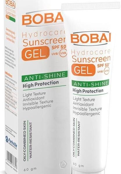 Bobabi sun screen gel anti shine 60 ml