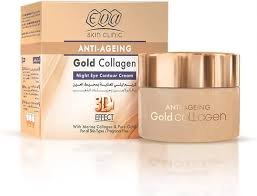 Eva Skin Clinic Gold Collagen Night Eye Contour Cream - 15ml