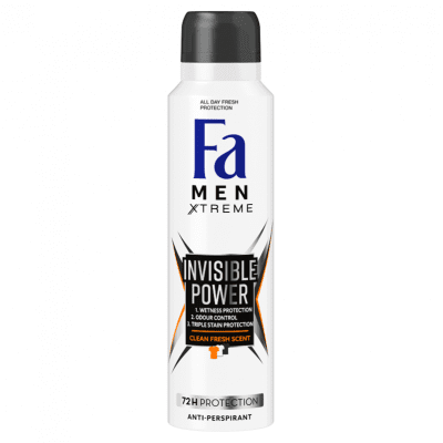 Fa Men Deodorant Spray Xtreme Invisible Power