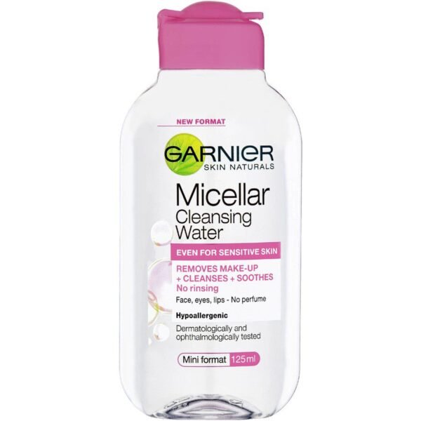 Garnier Skin Active Hypoallergenic Micellar Cleansing Water for All Skin Types - alcohol free, perfume free 100 ML