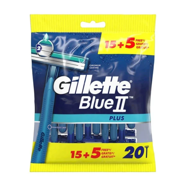 Gillette Blue 2 Plus Shaver (15+5 Free)