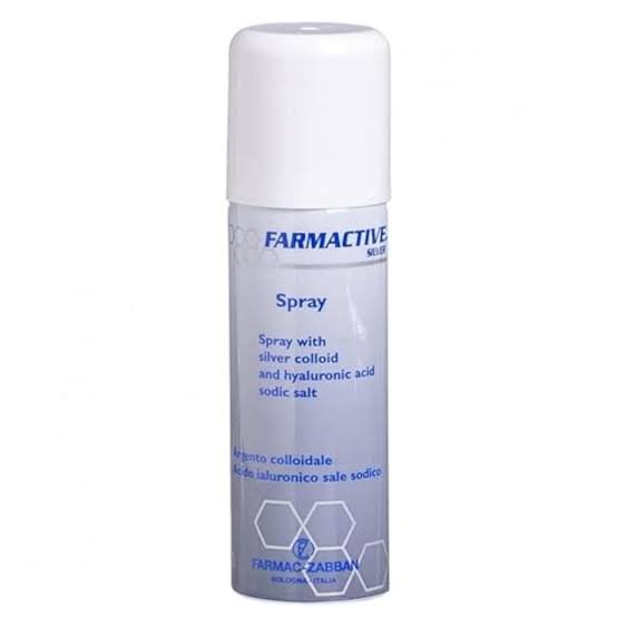 Farmactive Pain Relief Spray with Silver Colloid, Hyaluronic Acid & Sodic Salt 125 ML