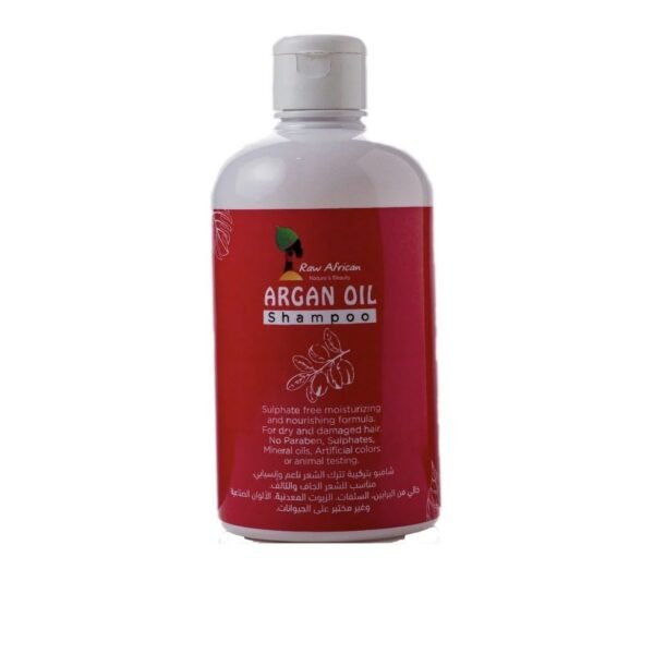 Raw African Moisturizing & Nourishing Shampoo with Argan Oil for Dry Damaged Hair 500 ml