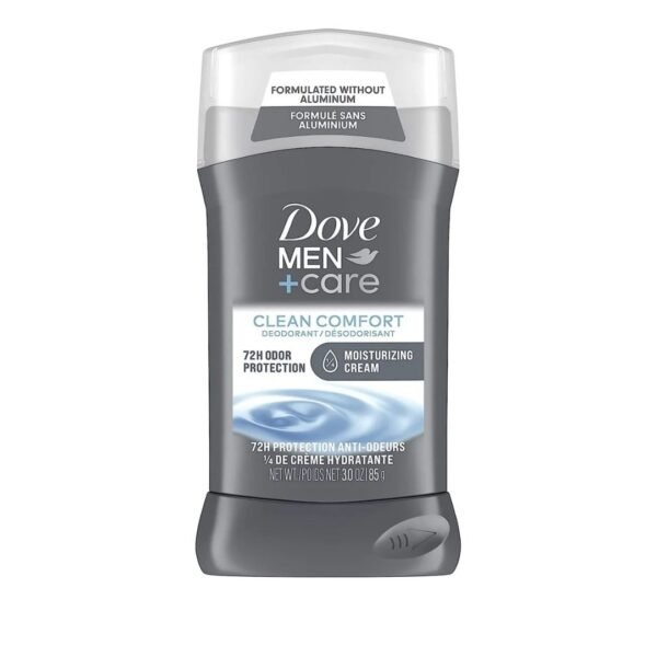 Dove Clean Comfort 48H Antiperspirant & Moisturizing Deodorant Stick for Men 85 GM