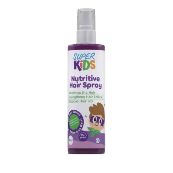 Super Kids Nourishing & Strengthening Nutritive Hair Spray with Rosemary Extract & Rice Bran Water (2+ Years) - parabens free, phthalate free, alcohol free 120 ML