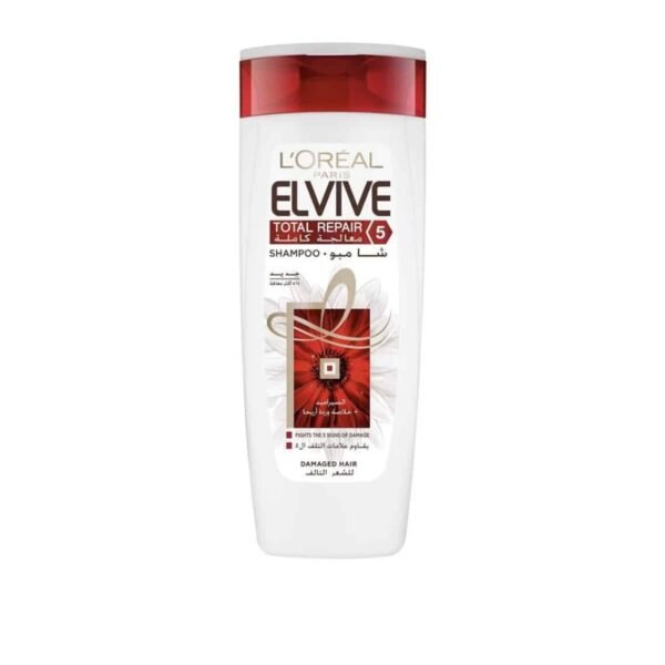 L'Oreal Elvive Total Repair 5 Shampoo with Rose of Jericho Extract & Ceramide for Damaged Hair 200 ML