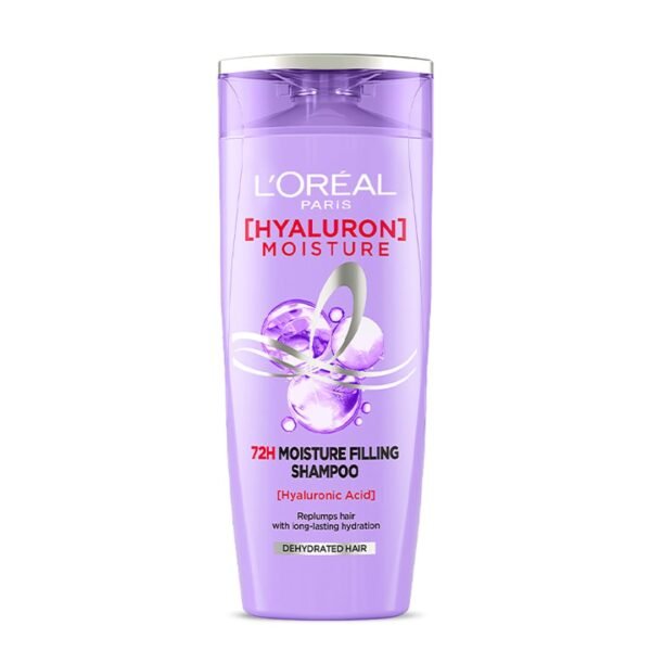 L'Oreal Elvive 72H Moisture Filling Shampoo with Hyaluronic Acid for Dehydrated & Dry Hair 400 ml