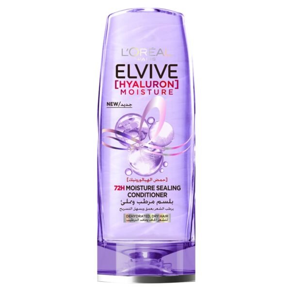 L'Oreal Elvive 72H Moisture Sealing Conditioner with Hyaluronic Acid for Dehydrated Hair 360 ML