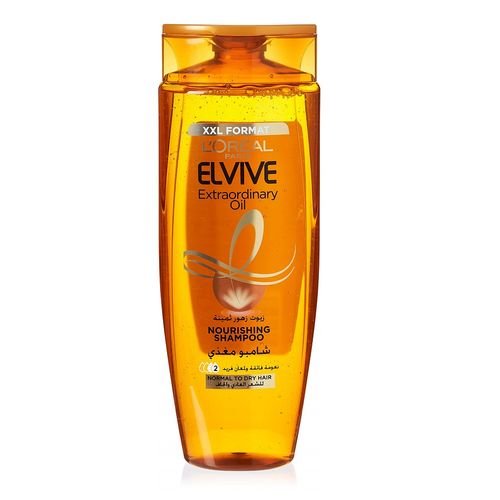L'Oreal Elvive Extraordinary Oil Nourishing Shampoo with Macadamia & Argan Oil for Very Dry Hair 600 ML