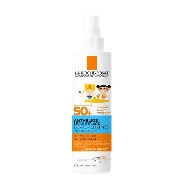 La Roche-Posay Anthelios SPF 50+ Invisible Spray For Kids - 200ml