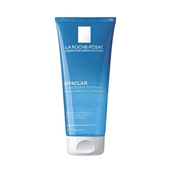 La Roche-Posay Effaclar Purifying Face Foaming Gel for Oily & Sensitive Skin - parabens free, soap free, alcohol free 200 ML