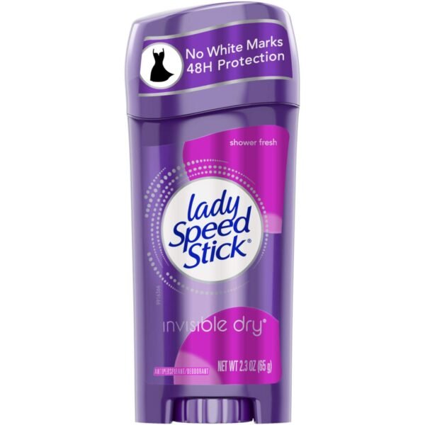 Lady Speed Invisible Dry 48H Antiperspirant Deodorant Stick Shower Fresh Scent
