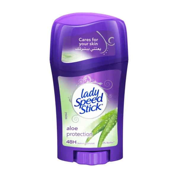 Lady Speed Stick Antiperspirant 48H Deodorant with Aloe Extract - alcohol free 39 GM