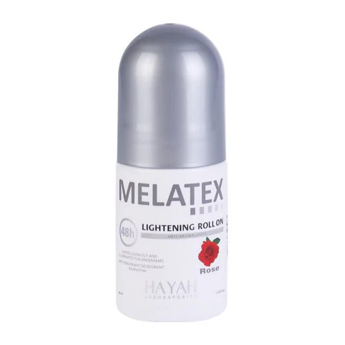 Melatex 48H Antiperspirant Lightening Roll-On Deodorant Rose Scent - alcohol free