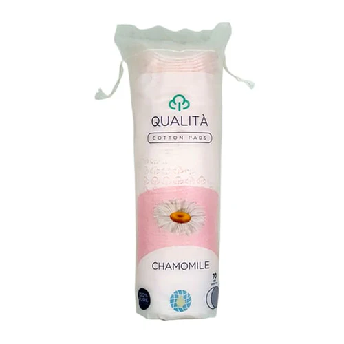Qualita Cotton Pads Chamomile Scent 100 Pcs