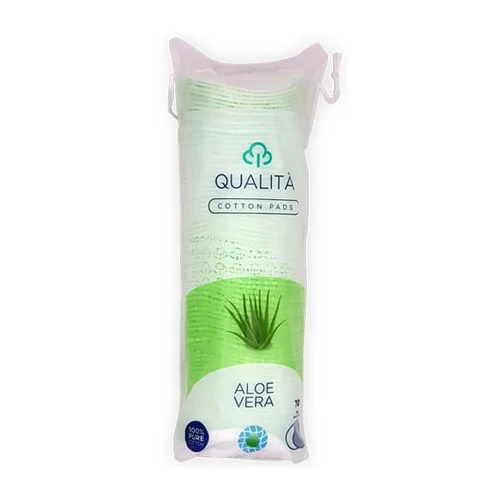 Qualita Cotton Pads with Aloe Vera 70 Pieces