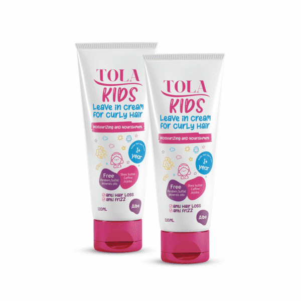 Tola Kids Leave In Cream For Curly Hair 120 ml (Offer 1+1)