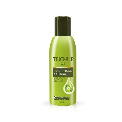 Trichup Healthy, Long & Strong Hair Oil with Sesame & Coconut Oils Enriched with Aloe Vera & Neem
