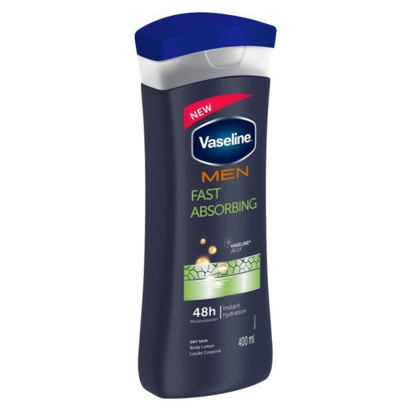 Vaseline Men Fast Absorbing Moisturizing Body Lotion for Normal to Dry Skin