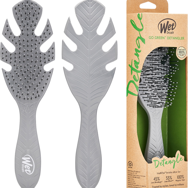 Wet Brush Pro Detangler Green & Gray Hairbrush