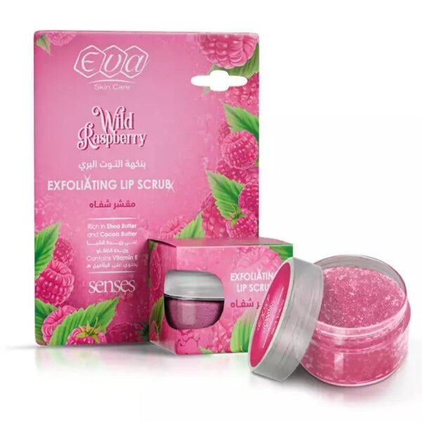 Eva Skin Care Exfoliating Lip Scrub Raspberry Flavored 20 gm.