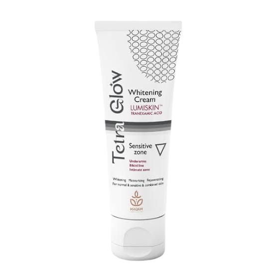 Tetra Glow Sensitive Zone Whitening Cream 50 gm.