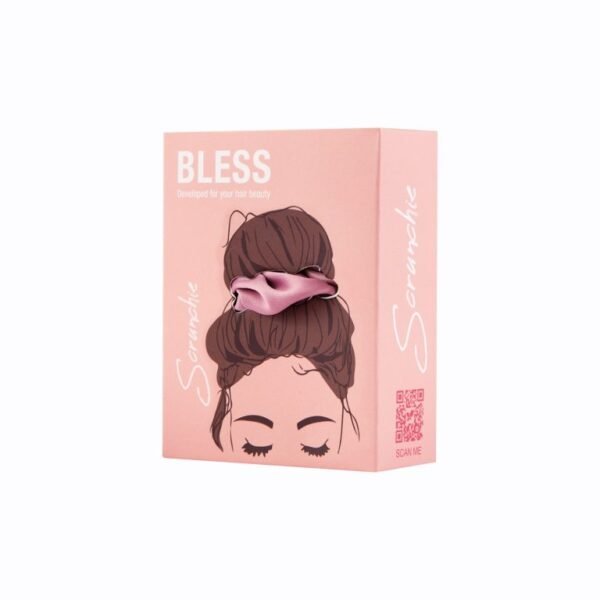 Bless Satin Scruchies - Pink Cashmere