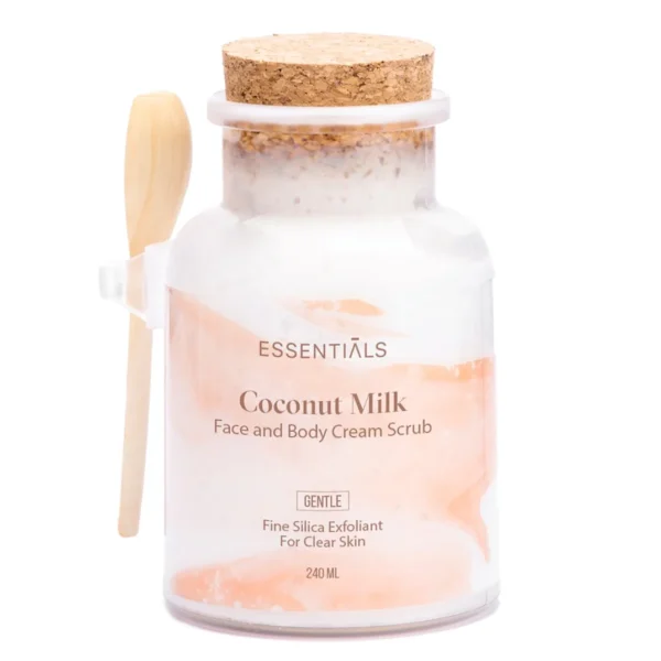 Essentials Coconut Milk Face and Body Cream Scrub - 240ml