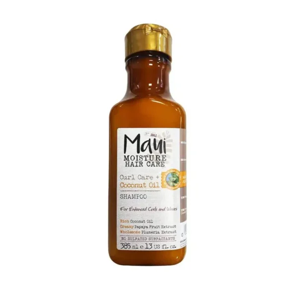 Maui Moisture Curl Care + Coconut Oil Shampoo For Curls and Waves Hair - 385ml