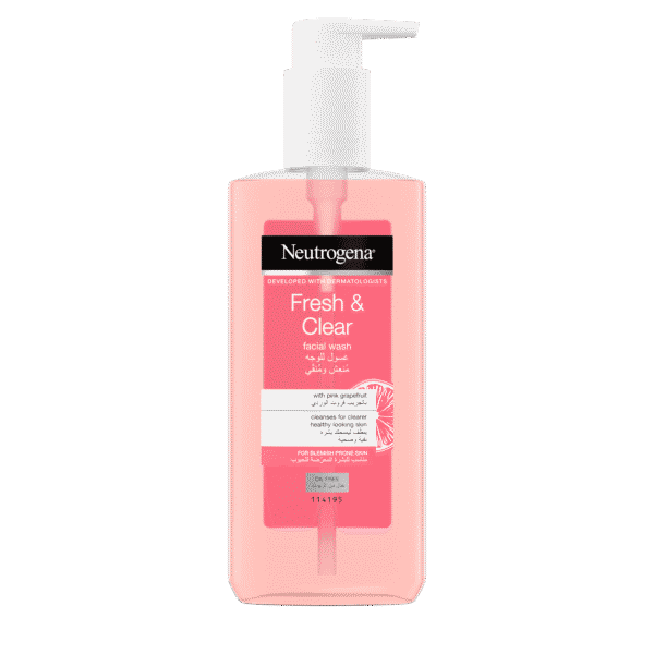 Neutrogena |Fresh & Clear Facial Wash with Pink Grapefruit 200 ML