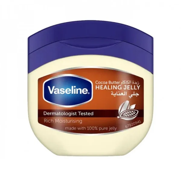 Vaseline Moisturizing & Healing Petroleum Jelly with Cocoa Butter - 100ml