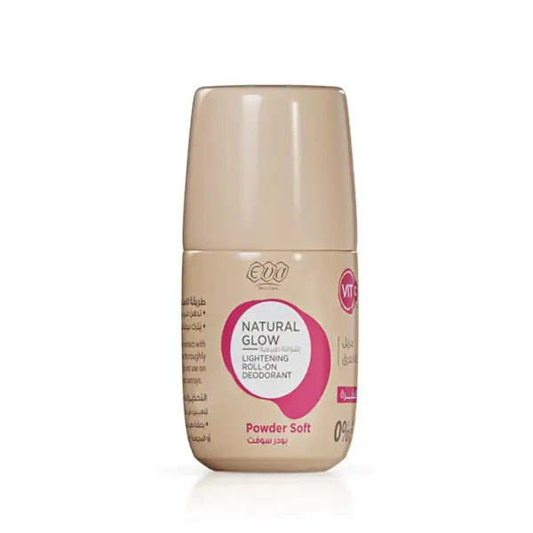 Eva Skin Care Natural Glow Lightening Roll On Deodorant - Powder Soft 60 Gm