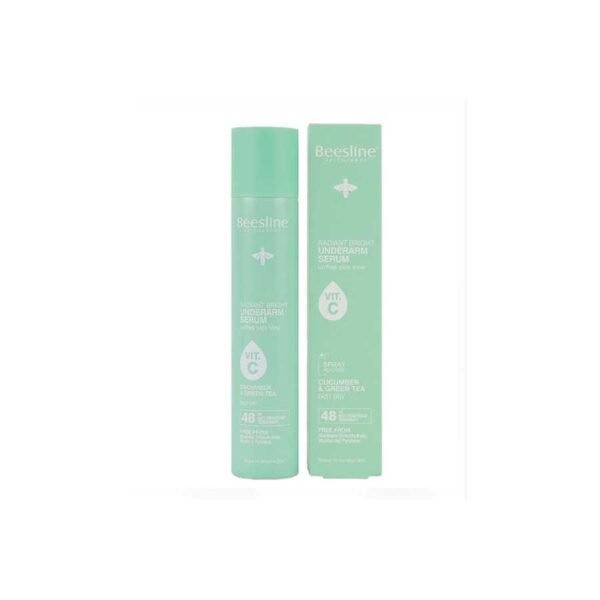 Beesline Radiant Bright Underarm Serum Deodorant Spray - Cucumber & Green Tea