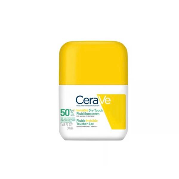 CERAVE INVISIBLE DRY TOUCH FLUID SUNSCREEN SPF 50+